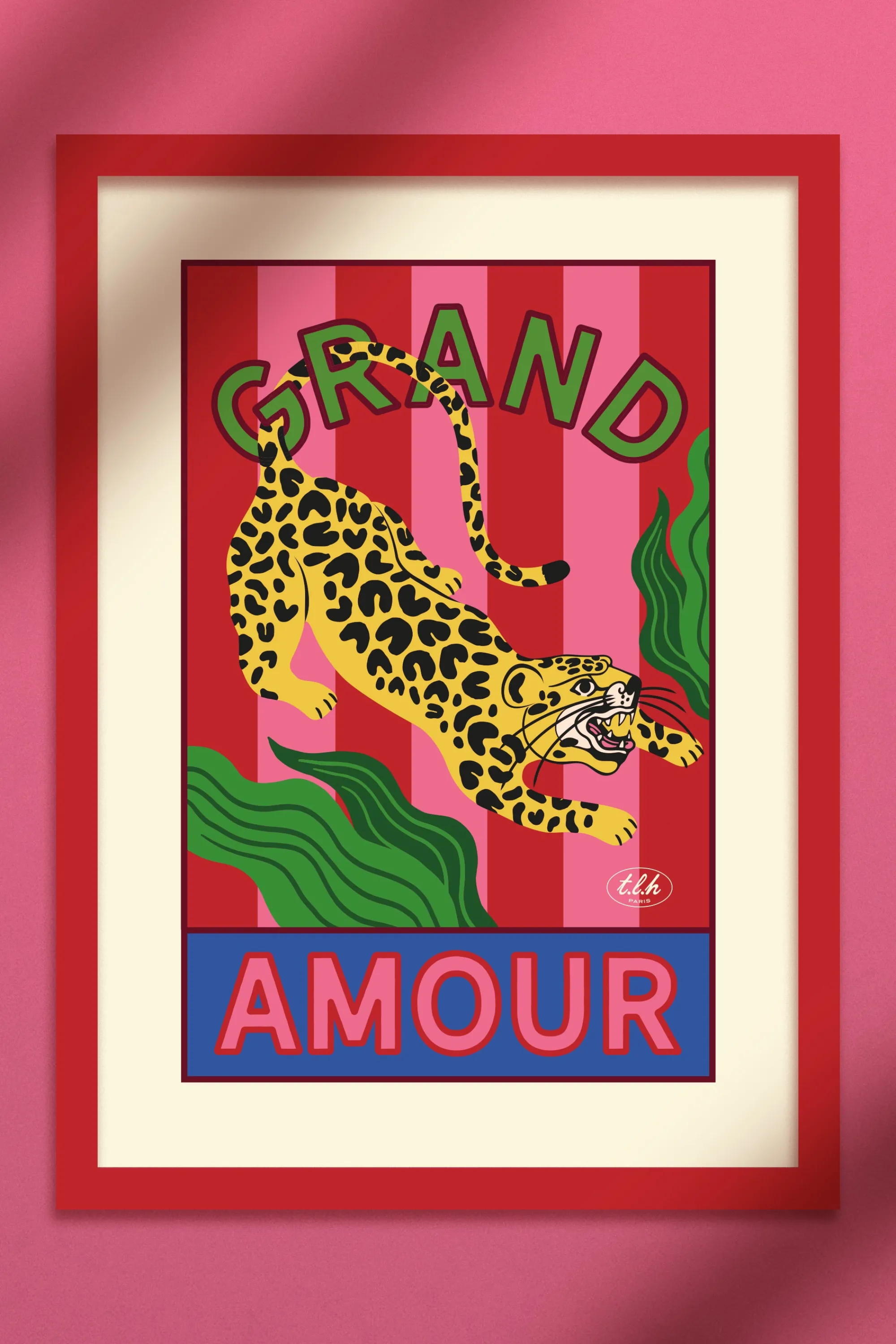 Make My Lemonade Décorations^AFFICHE A3 GRAND AMOUR LEOPARD