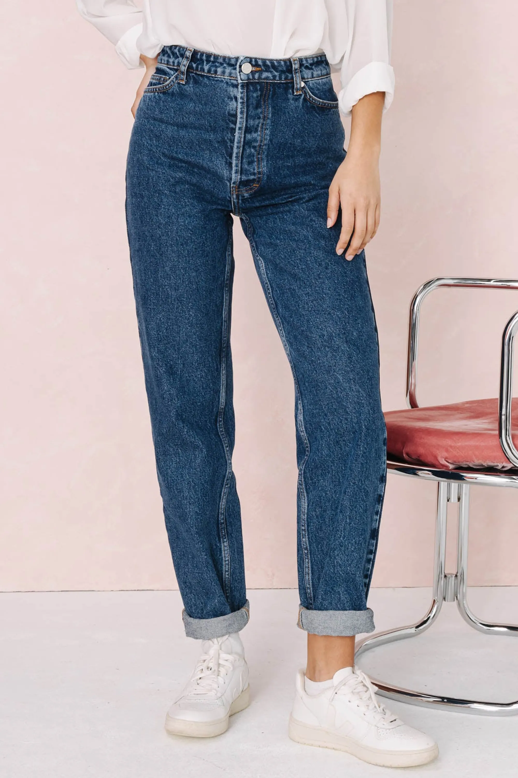 Make My Lemonade Denim | Pantalons^JEAN MATHILDA MEDIUM BLUE