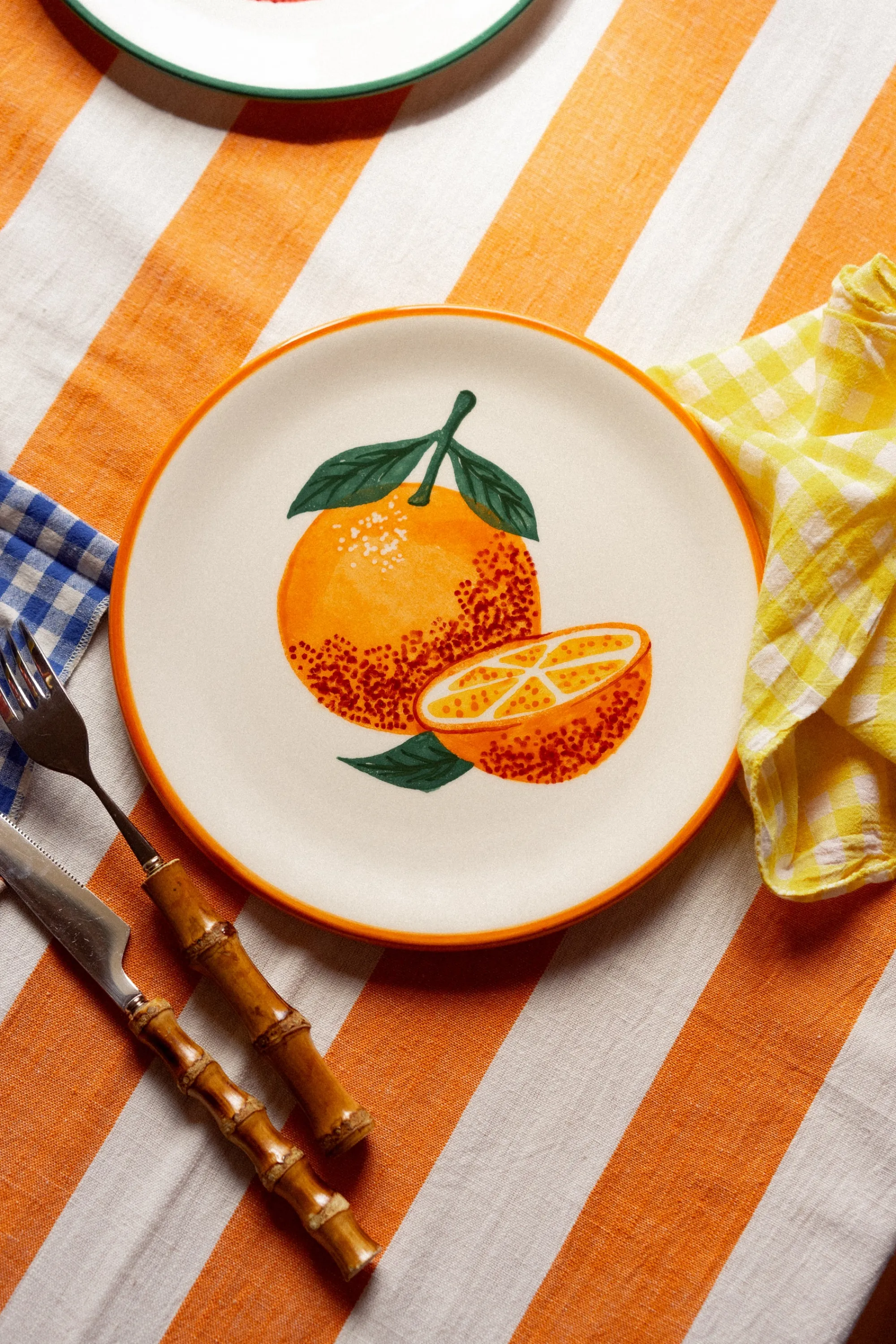 Make My Lemonade Art De La Table^LOT DE 4 ASSIETTES ROSALIE FRUIT