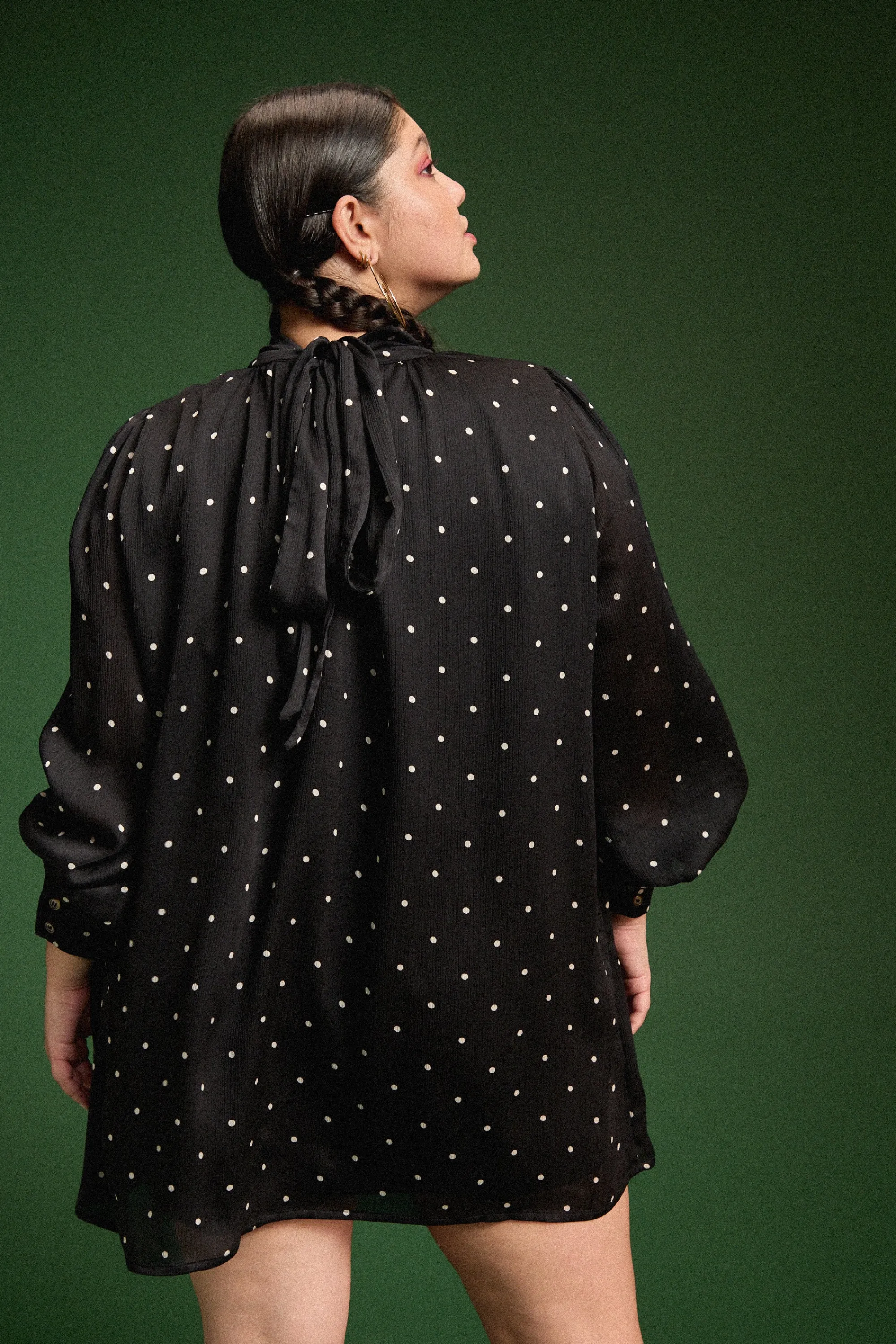 Make My Lemonade Robes & Combis^ROBE ROMINA BLACK POLKA