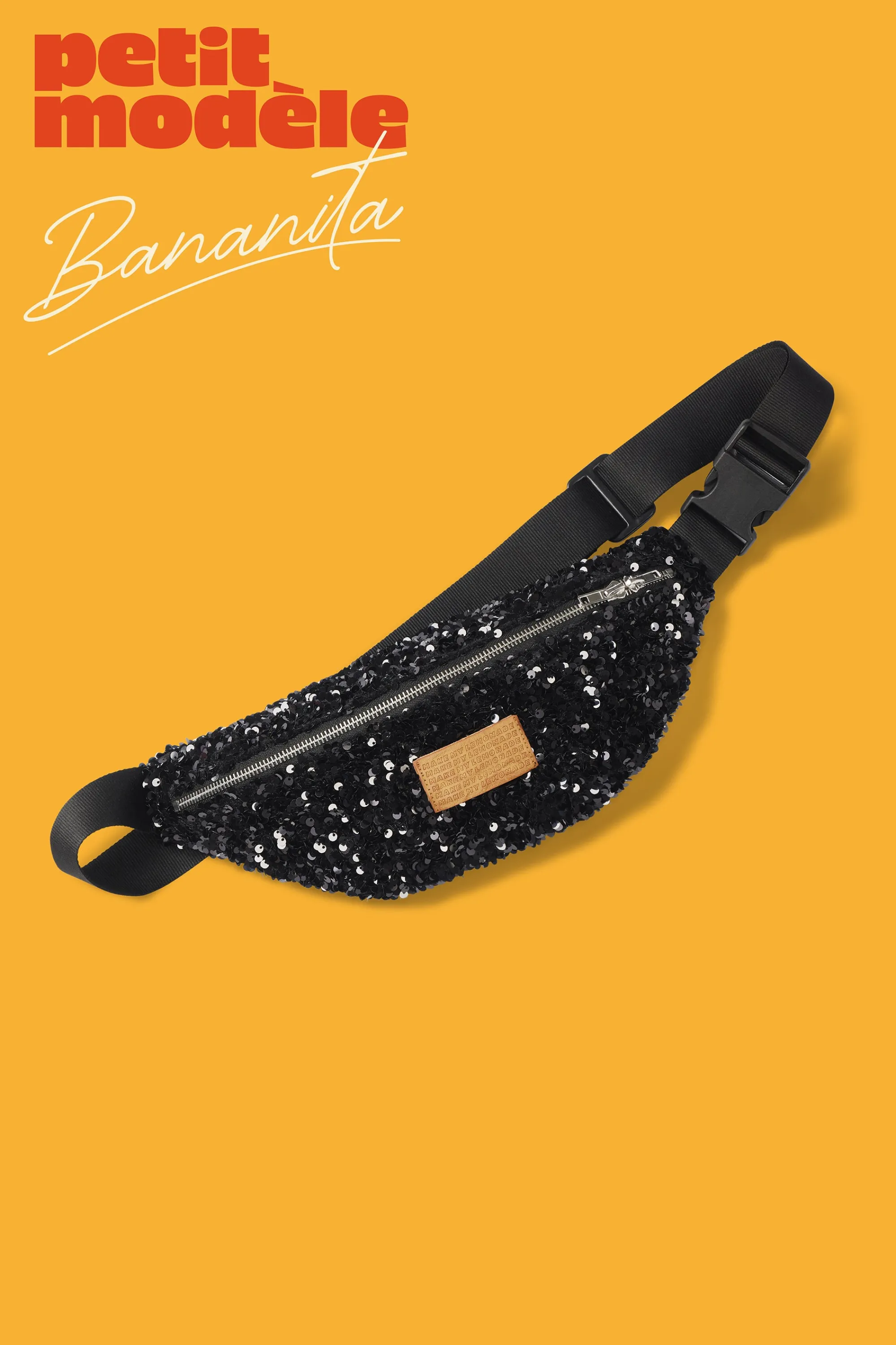 Make My Lemonade Bananes | Sacs & Bananes^SAC BANANITA SEQUINS NOIRS