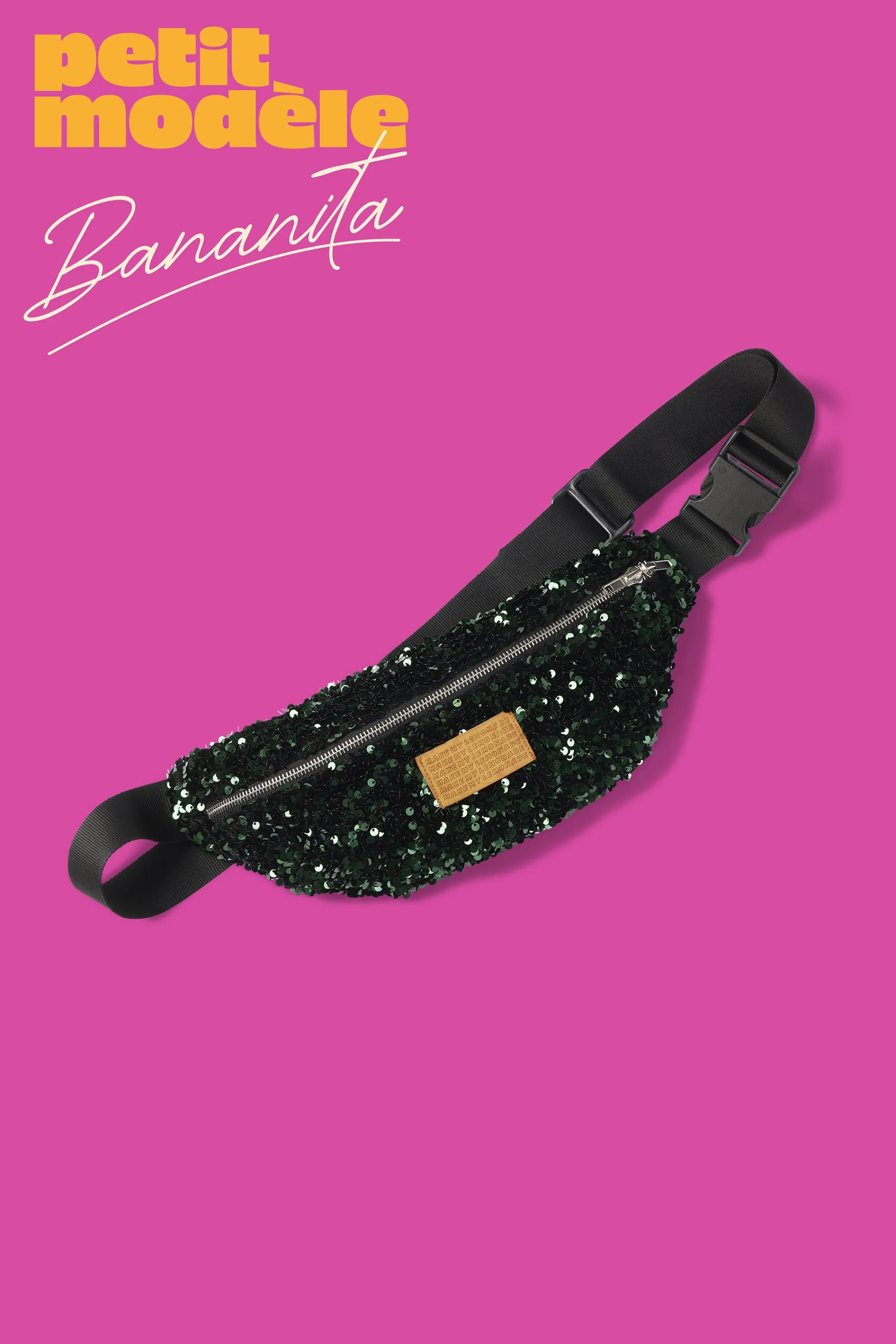 Make My Lemonade Bananes | Sacs & Bananes^SAC BANANITA SEQUINS VERTS